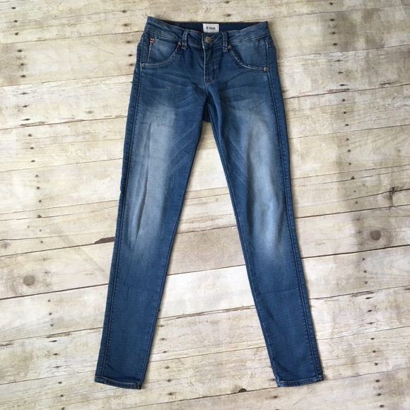 Hudson Jeans Other - HUDSON Girls Stretch Skinny Jeans Low Rise Faded